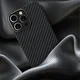 NEKIT Fiber Apple iPhone 15 Pro Hoesje MagSafe Kevlar Back Cover Dun Zwart afbeelding 10