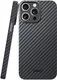 NEKIT Fiber Apple iPhone 15 Pro Hoesje MagSafe Kevlar Back Cover Dun Zwart afbeelding 13