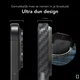 NEKIT Fiber Apple iPhone 15 Hoesje MagSafe Kevlar Back Cover Dun Zwart afbeelding 5