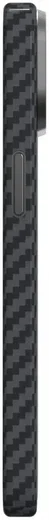 NEKIT Fiber Apple iPhone 15 Hoesje MagSafe Kevlar Back Cover Dun Zwart afbeelding 18