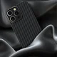 NEKIT Fiber Apple iPhone 14 Pro Hoesje MagSafe Kevlar Back Cover Dun Zwart afbeelding 10