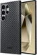 NEKIT Fiber Samsung Galaxy S24 Ultra Hoesje MagSafe Kevlar Back Cover Dun Zwart afbeelding 2
