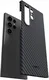 NEKIT Fiber Samsung Galaxy S24 Ultra Hoesje MagSafe Kevlar Back Cover Dun Zwart afbeelding 14