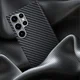 NEKIT Fiber Samsung Galaxy S24 Ultra Hoesje MagSafe Kevlar Back Cover Dun Zwart afbeelding 10