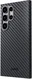 NEKIT Fiber Samsung Galaxy S24 Ultra Hoesje MagSafe Kevlar Back Cover Dun Zwart afbeelding 16