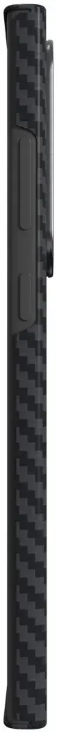 NEKIT Fiber Samsung Galaxy S24 Ultra Hoesje MagSafe Kevlar Back Cover Dun Zwart afbeelding 19
