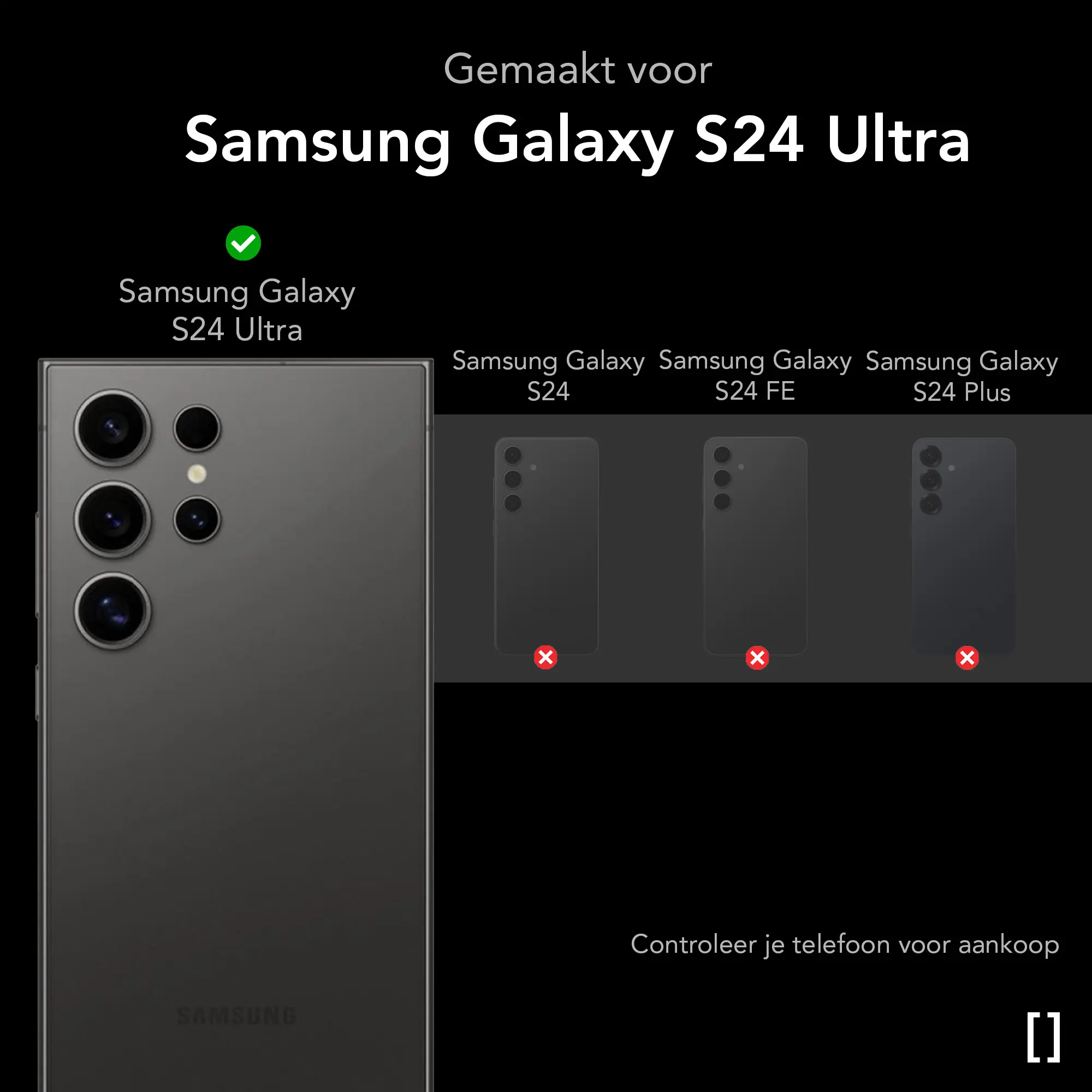 NEKIT Fiber Samsung Galaxy S24 Ultra Hoesje MagSafe Kevlar Back Cover Dun Zwart afbeelding 4