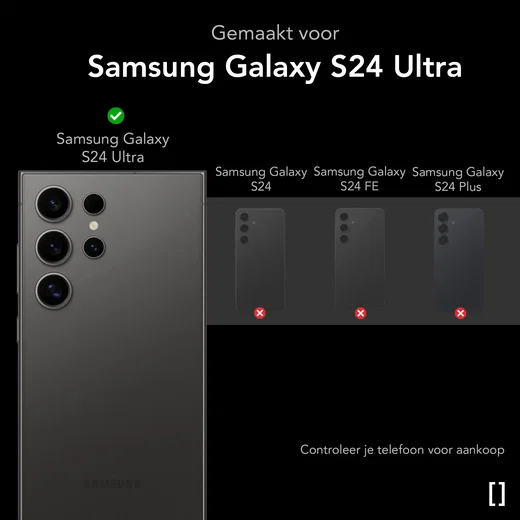 NEKIT Fiber Samsung Galaxy S24 Ultra Hoesje MagSafe Kevlar Back Cover Dun Zwart afbeelding 4