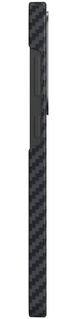 NEKIT Fiber Samsung Galaxy S24 Plus Hoesje MagSafe Kevlar Back Cover Dun Zwart afbeelding 18