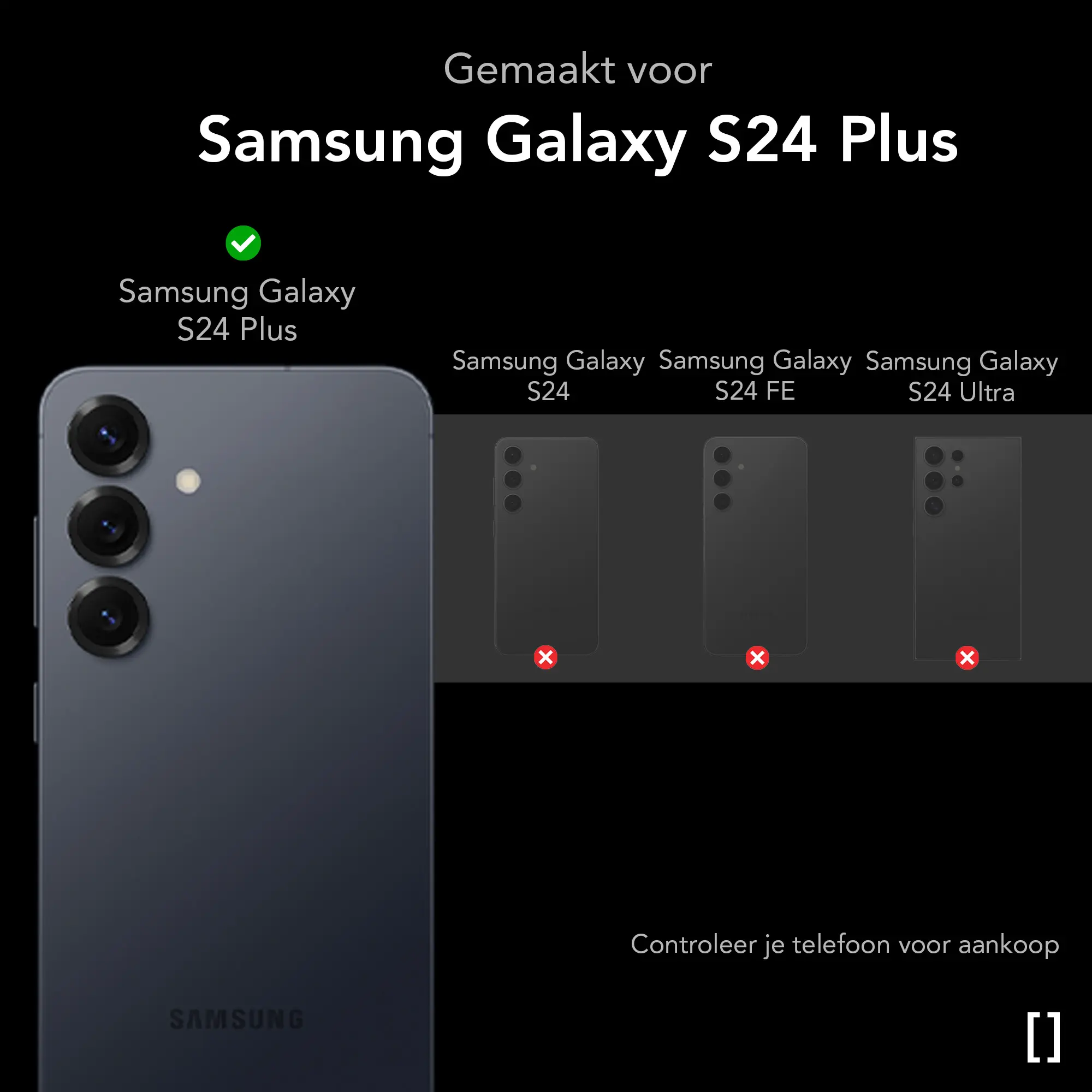 NEKIT Fiber Samsung Galaxy S24 Plus Hoesje MagSafe Kevlar Back Cover Dun Zwart afbeelding 4