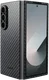 NEKIT Fiber Samsung Galaxy Z Fold 6 Hoesje MagSafe Kevlar Back Cover Dun Zwart afbeelding 2