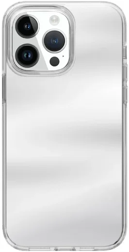 HappyCase Apple iPhone 14 Pro Hoesje Flexibel TPU Spiegel Print afbeelding 1