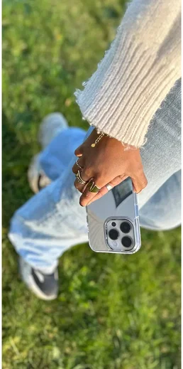 HappyCase iPhone 15 Hoesje Flexibel TPU Spiegel Print afbeelding 4
