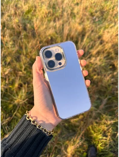 HappyCase Apple iPhone 15 Pro Hoesje Flexibel TPU Spiegel Print afbeelding 2