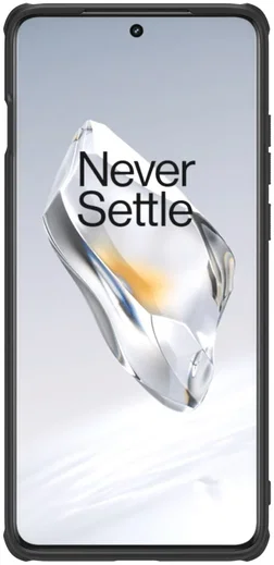 Nillkin Frosted Shield OnePlus 12 Hoesje MagSafe Back Cover Zwart afbeelding 2