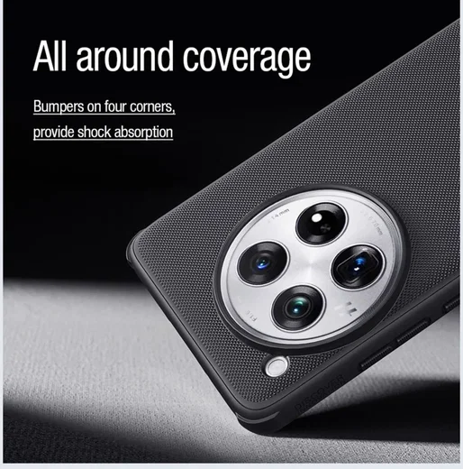 Nillkin Frosted Shield OnePlus 12 Hoesje MagSafe Back Cover Zwart afbeelding 7