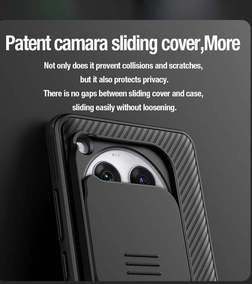 Nillkin CamShield OnePlus 12 Hoesje met Camera Slider Back Cover Groen afbeelding 5