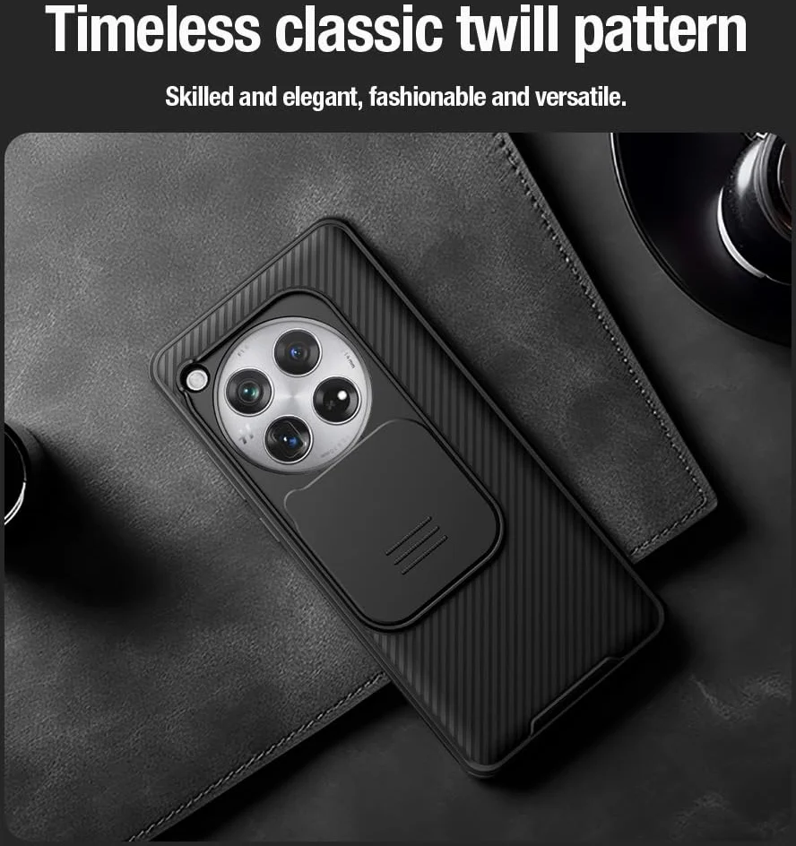 Nillkin CamShield OnePlus 12 Hoesje met Camera Slider Back Cover Groen afbeelding 10
