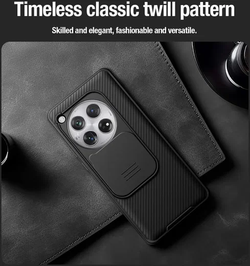 Nillkin CamShield OnePlus 12 Hoesje met Camera Slider Back Cover Groen afbeelding 10