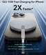 ESR HaloLock Mini Qi2 met MagSafe 15W Draadloze Oplader 1.5M Kabel Zilver afbeelding 3