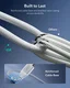 ESR HaloLock Mini Qi2 met MagSafe 15W Draadloze Oplader 1.5M Kabel Zilver afbeelding 6