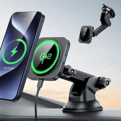 ESR HaloLock Qi2 / MagSafe Telefoonhouder Auto Raam/Dashboard met Opladen 15W afbeelding