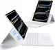 ESR Ascend Keyboard iPad Pro 13 (2024/2025) Magnetische Toetsenbord Hoes Wit afbeelding 1