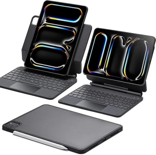 ESR Rebound Magnetic 360 iPad Pro 11 (2024/2025) Toetsenbord Hoes Zwart afbeelding 1