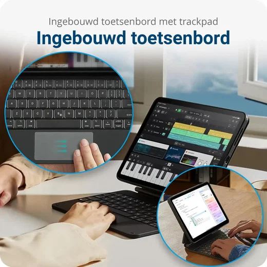 ESR Rebound Magnetic 360 iPad Pro 11 (2024/2025) Toetsenbord Hoes Zwart afbeelding 2