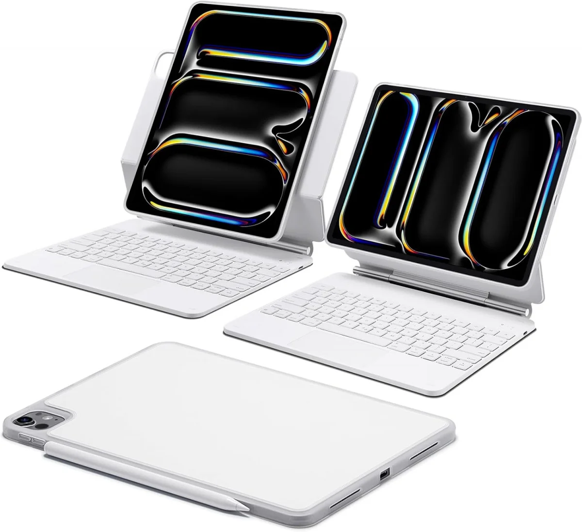 ESR Rebound Magnetic 360 iPad Pro 11 (2024/2025) Toetsenbord Hoes Wit afbeelding 1