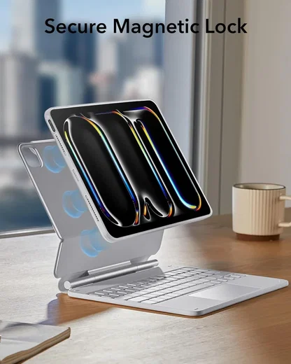ESR Rebound Magnetic 360 iPad Pro 11 (2024/2025) Toetsenbord Hoes Wit afbeelding 3