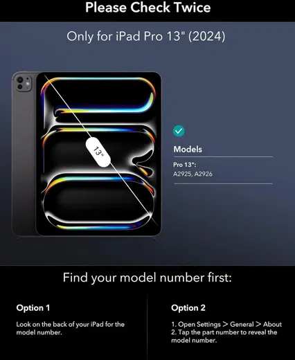 ESR Rebound Magnetic 360 iPad Pro 13 (2024/2025) Toetsenbord Hoes Zwart afbeelding 2