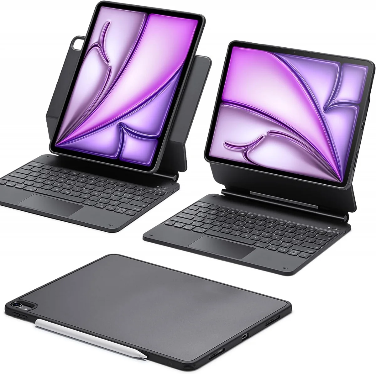 ESR Rebound Magnetic 360 Apple iPad Air 13 (24/25/26) Toetsenbord Hoes Zwart afbeelding 1