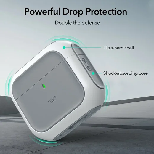 ESR Halolock Orbit Hybrid AirPods 4 (2024) Hoesje MagSafe Wit afbeelding 5