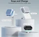 ESR Halolock Orbit Hybrid AirPods 4 (2024) Hoesje MagSafe Wit afbeelding 6