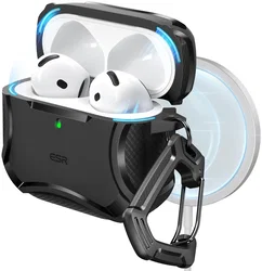 ESR Halolock Cyber Tough AirPods 4 (2024) Hoes Magsafe Zwart afbeelding