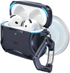 ESR Halolock Cyber Tough AirPods 4 (2024) Hoes Magsafe Donkerblauw afbeelding
