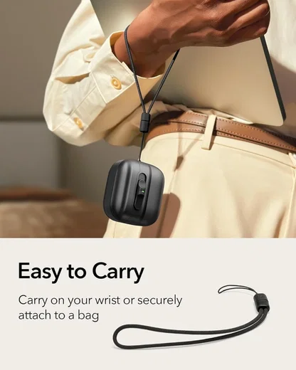 ESR HaloLock Pulse Magnetic Lock AirPods 4 (2024) Hoesje MagSafe Zwart afbeelding 8