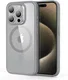 ESR Classic Hybrid iPhone 15 Pro Max Hoesje MagSafe Transparant Grijs