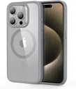 ESR Classic Hybrid iPhone 15 Pro Max Hoesje MagSafe Transparant Grijs