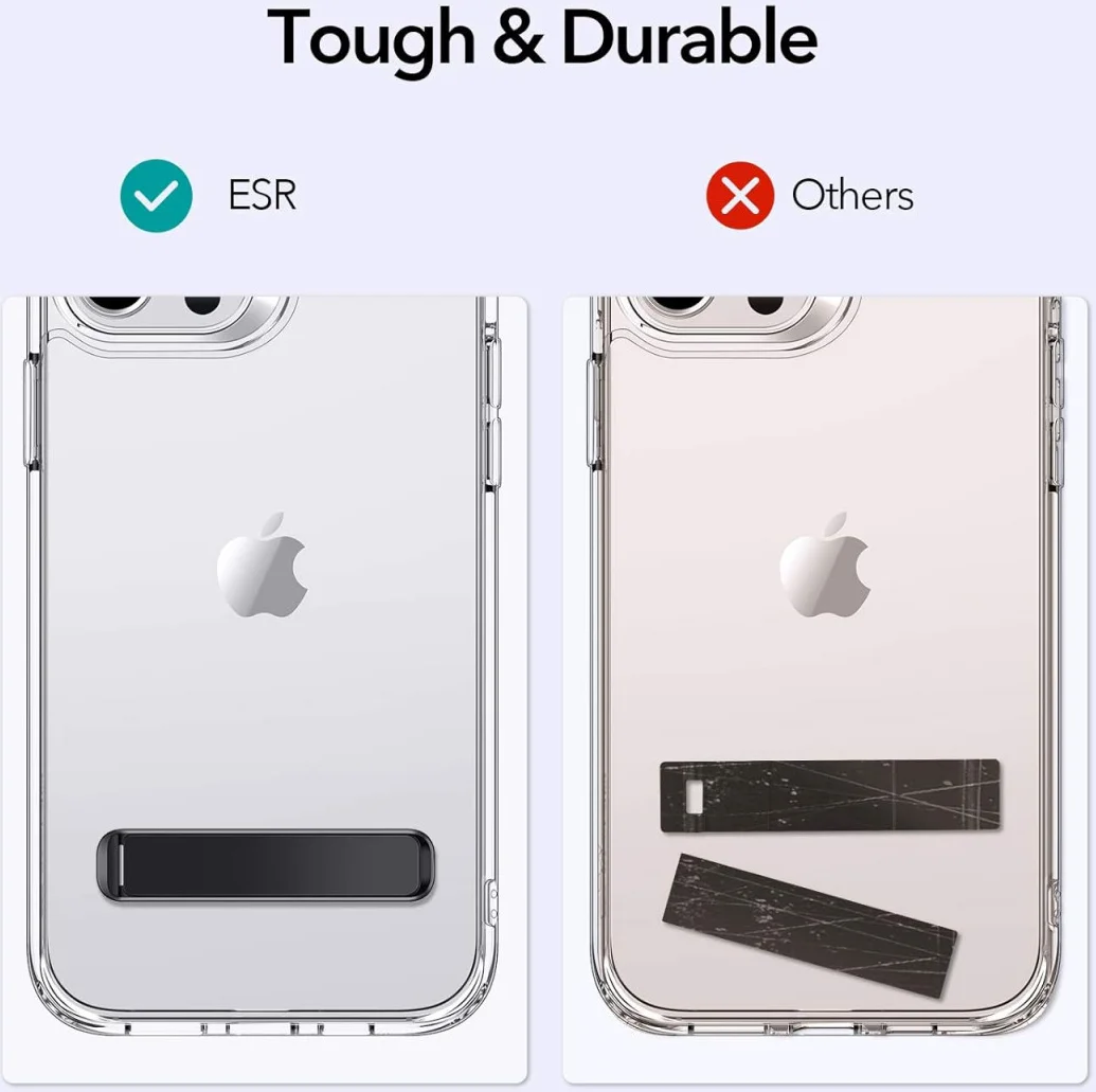 ESR Boost Phone Kickstand - Universele Standaard voor Telefoons Zwart afbeelding 7