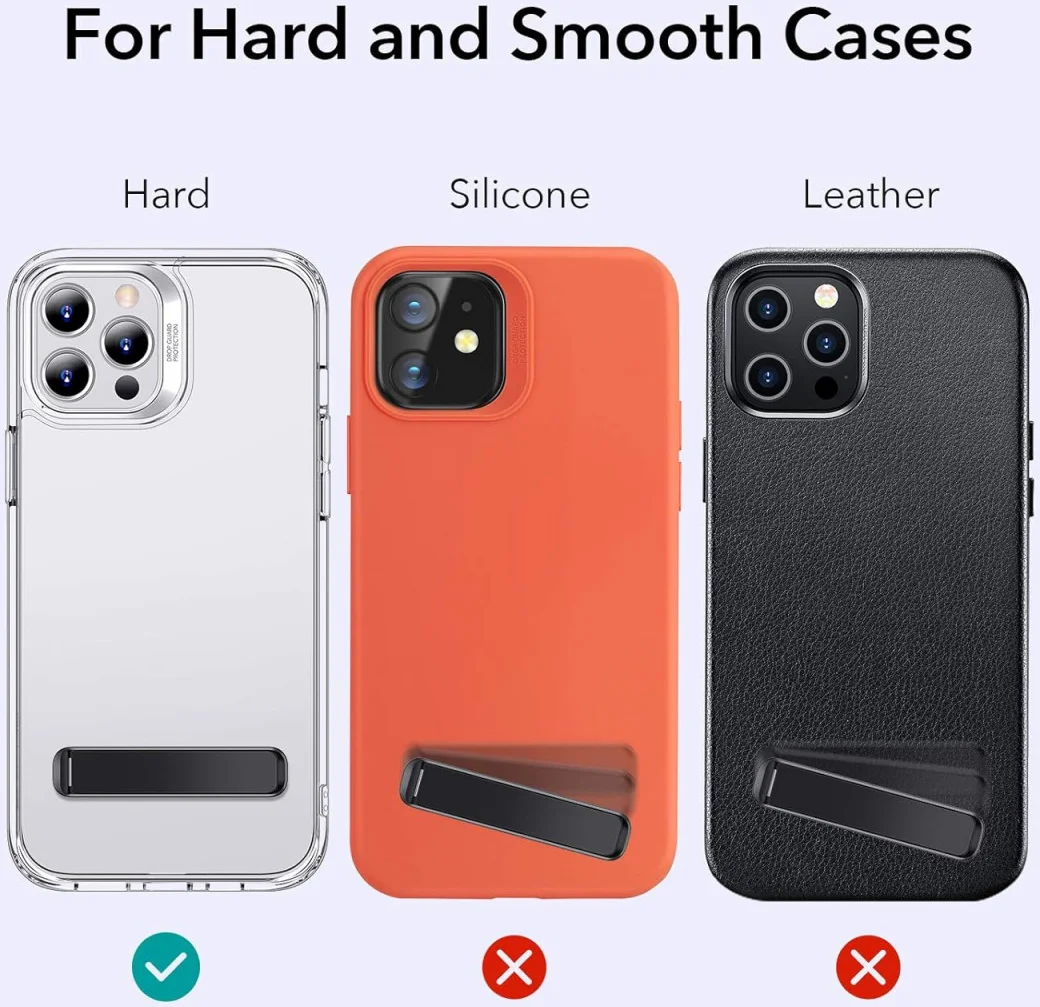 ESR Boost Phone Kickstand - Universele Standaard voor Telefoons Zwart afbeelding 8