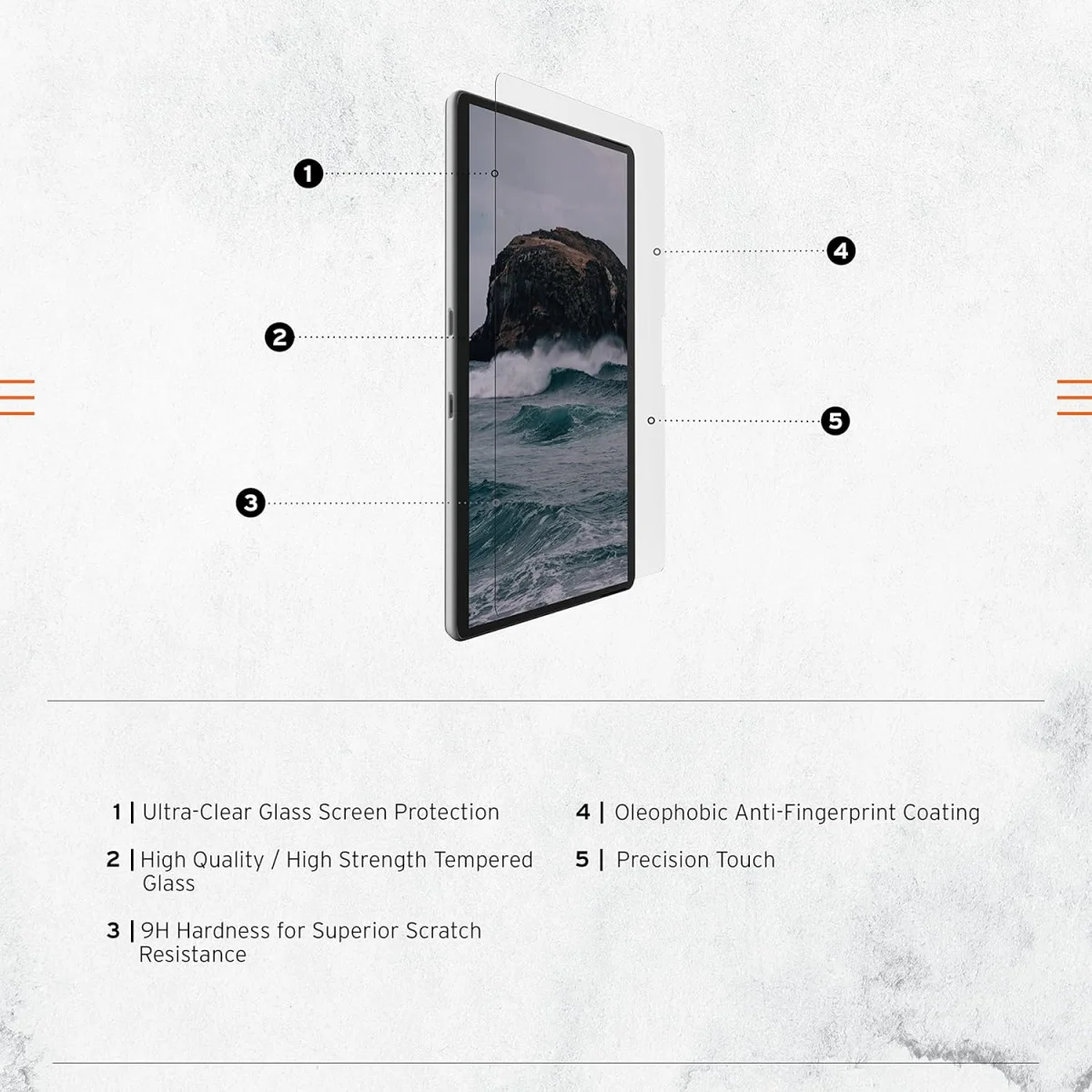 UAG Glass Shield Plus Microsoft Surface Pro 11 / Pro 10 Pro / 9 Screen Protector afbeelding 3