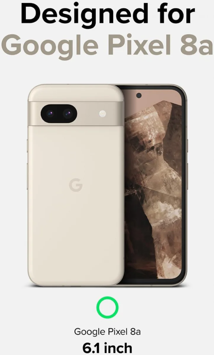Ringke Fusion Google Pixel 8a Hoesje Back Cover Transparant afbeelding 3