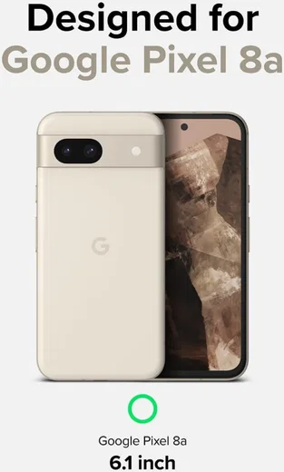Ringke Fusion Google Pixel 8a Hoesje Back Cover Transparant afbeelding 3