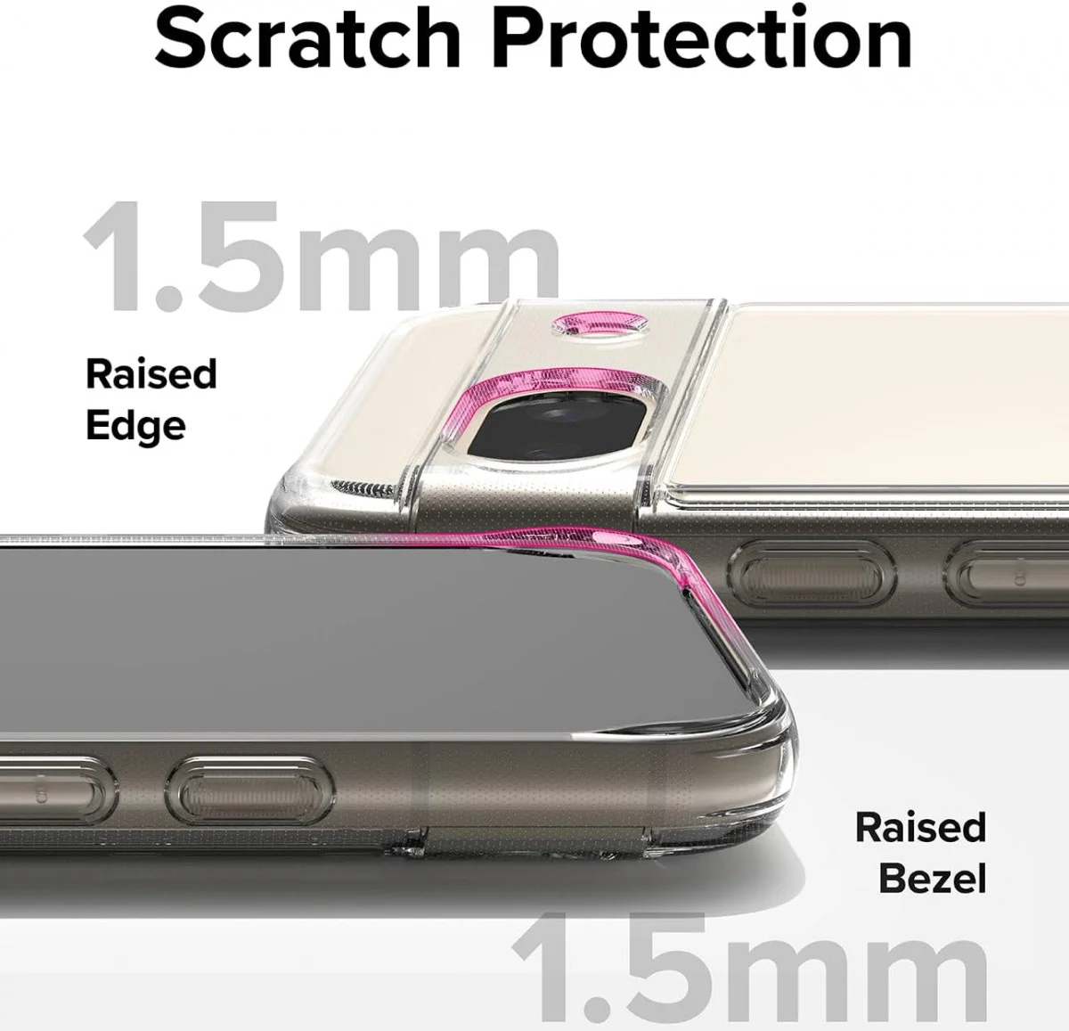 Ringke Fusion Google Pixel 8a Hoesje Back Cover Transparant afbeelding 8