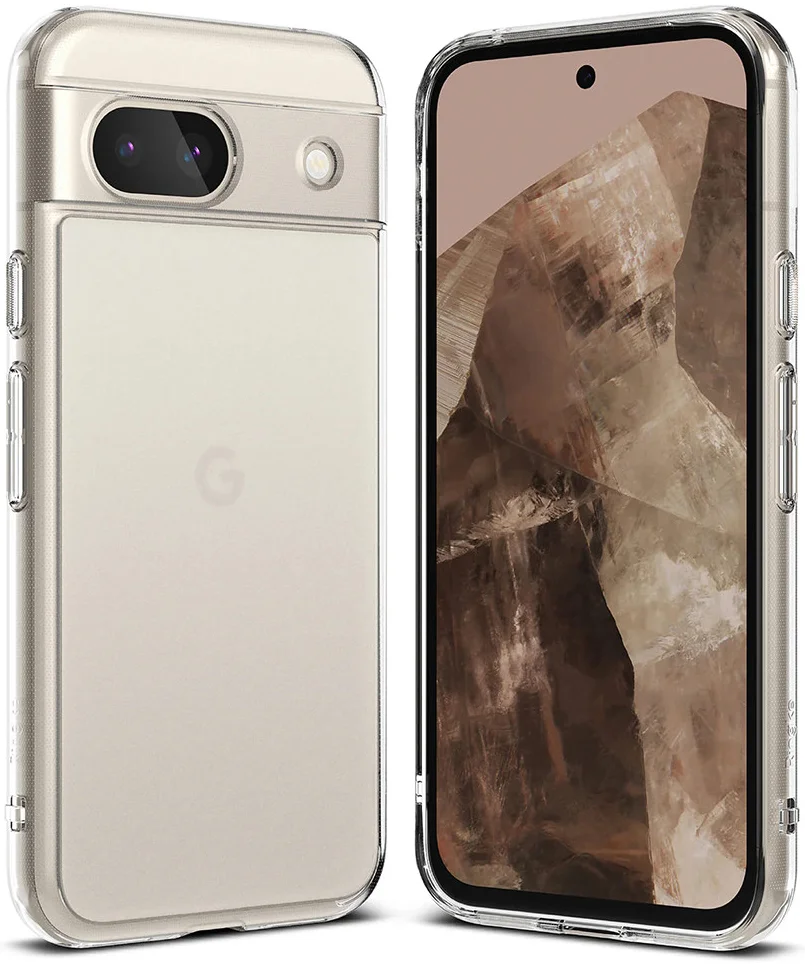 Ringke Fusion Google Pixel 8a Hoesje Back Cover Matte Transparant afbeelding 1