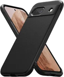 Ringke Onyx Google Pixel 8a Hoesje Flexibel TPU Back Cover Zwart afbeelding