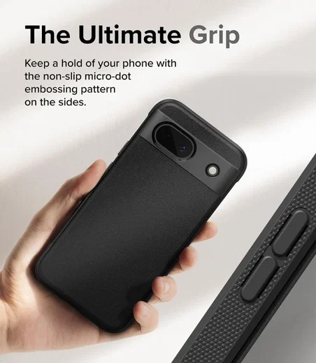 Ringke Onyx Google Pixel 8a Hoesje Flexibel TPU Back Cover Zwart afbeelding 2