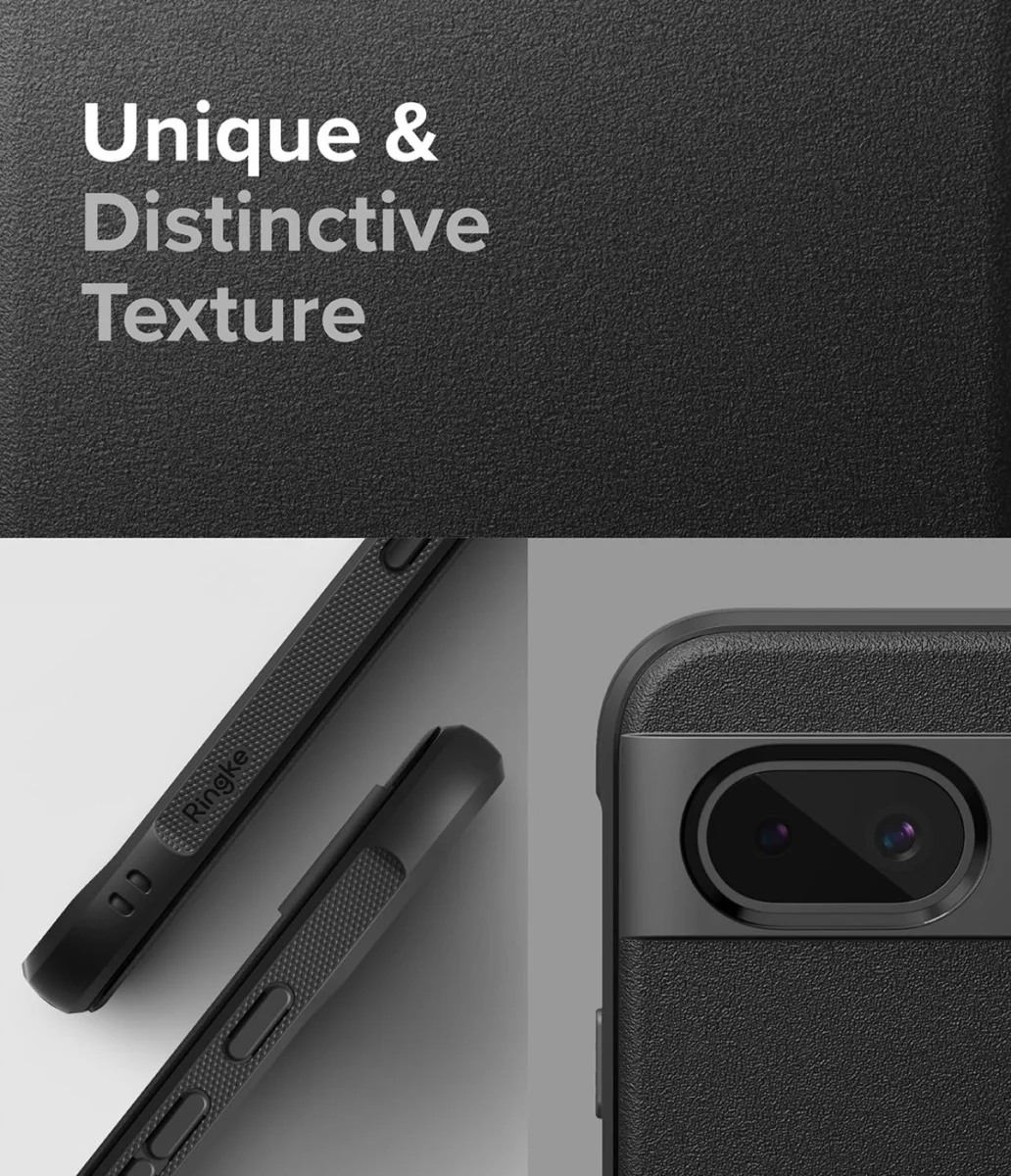 Ringke Onyx Google Pixel 8a Hoesje Flexibel TPU Back Cover Zwart afbeelding 4